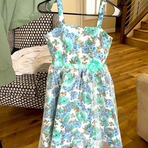 Kids - size 16 - speechless dress teal and white